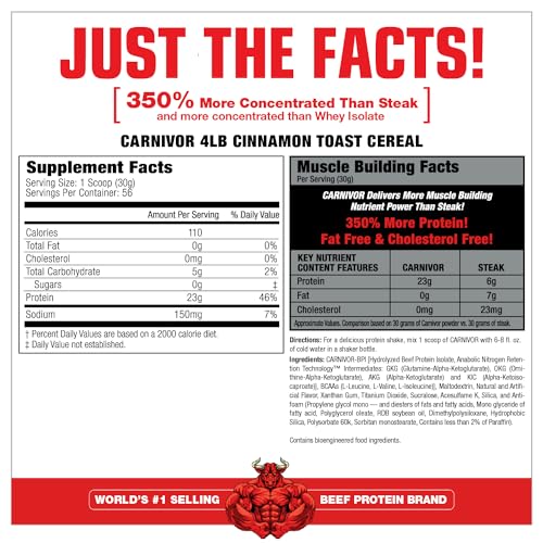 MuscleMeds Carnivor Beef Protein Isolate, 0 Lactose, 0 Sugar, 0 Fat, 0 Cholesterol MuscleMeds Au supplements