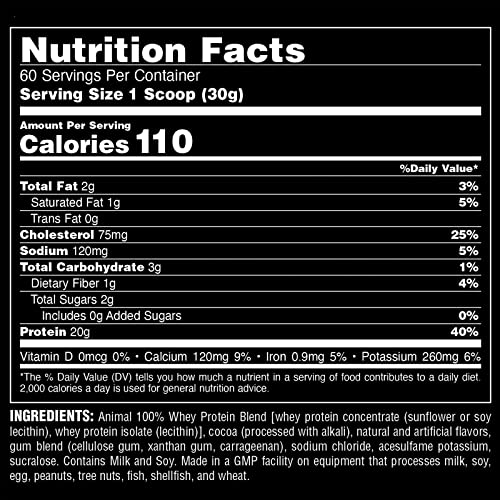 Animal 100% Whey Protein Powder – Whey Blend for Pre- or Post-Workout, Recovery Animal Au supplements