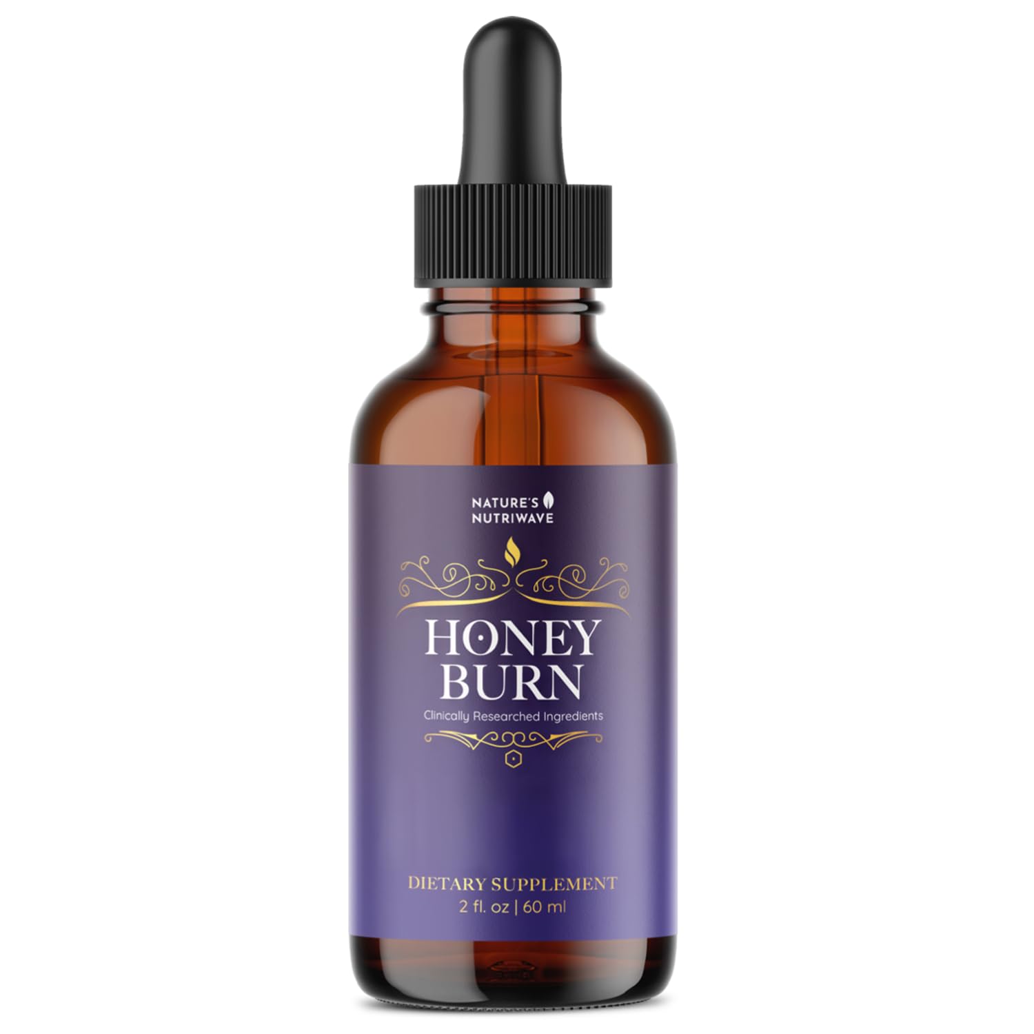 HoneyBurn Purple Honey – Natural Daily Supplement with 11 Plant & Bee-Based Ingredients – Supports Healthy Digestion & Balanced Body Routine – 60 ml, 30 Servings, 1 Month Supply Nature’s NutriWave Au supplements