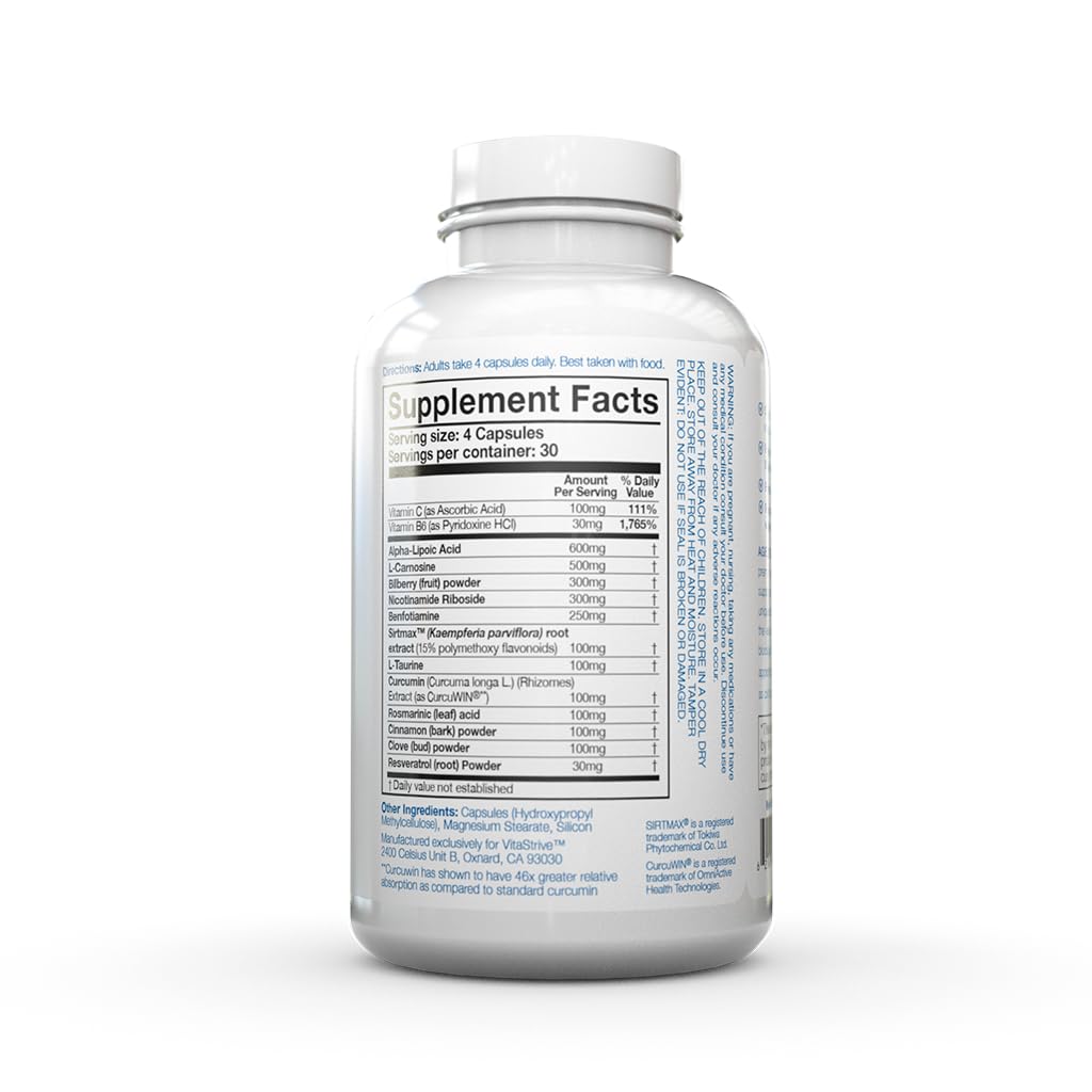 DRINK HRW Ageless Defense Ultimate Formulation, Inhibits Advanced Glycation End Products, Promotes Youthfulness 120 Tablets DRINK HRW Au supplements