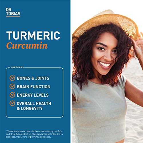 Dr. Tobias Turmeric Curcumin Supplement with BioPerine & Black Pepper, Extra Strength Dr. Tobias Au supplements