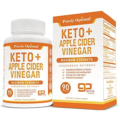 Premium Keto Pills + Apple Cider Vinegar Capsules with Mother - Utilize Fat Purely OptimalAU supplements