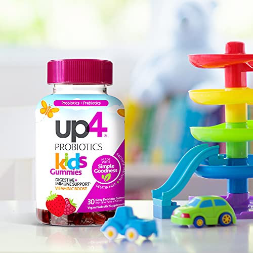 up4 Kids Probiotic Gummies, Digestive and Immune Support with Prebiotics and Vitamin C up4 Au supplements