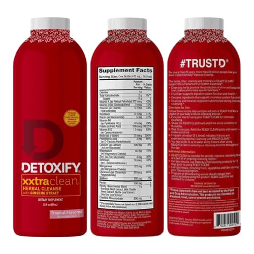 Shootclhear - Detoxify xxtraclean Detox Drink -20 0z- Herbal Precleanse Pills, 6 Panel Test ShootclhearAU supplements