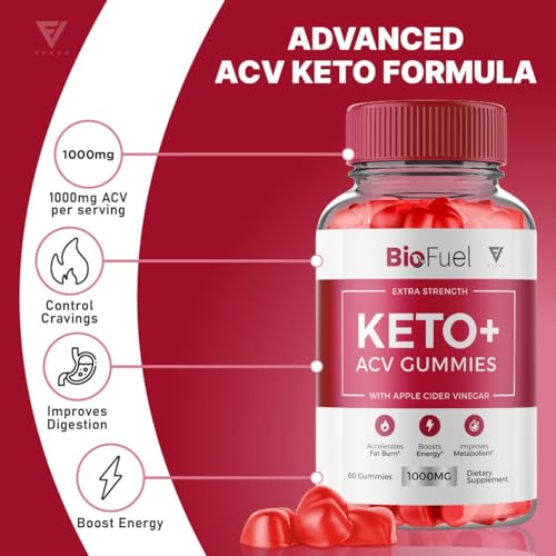 (2 Pack) Biofuel Keto ACV Gummies, Biofuel Keto ACV Gummies Advanced Weight Loss FyvusUS supplements