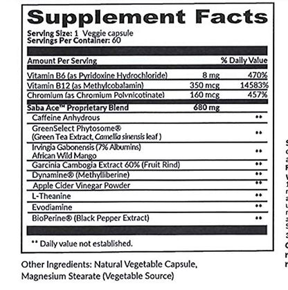 Saba ACE™- Weight Management, Suppress Hunger, Boost Energy, Enhance Mood SabaAU supplements