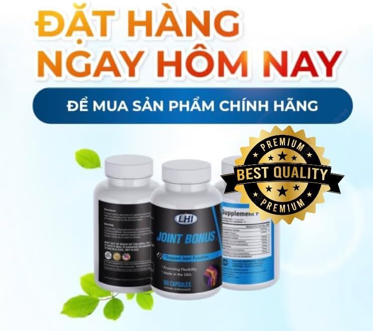 Joint Bonus Hỗ Trợ Xương Khớp (100% Authentic, Sản Phẩm Chính Hãng Tại USA) Generic Au supplements