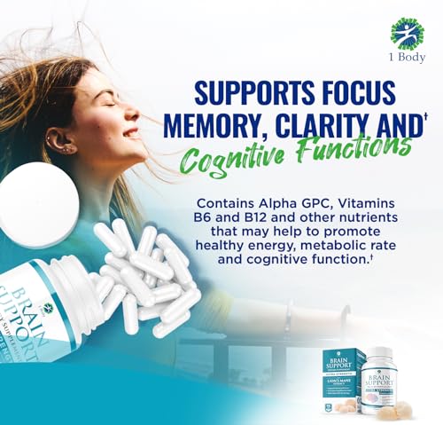 1 Body Brain Supplements for Memory and Focus - Support Healthy Brain 1 Body Au supplements
