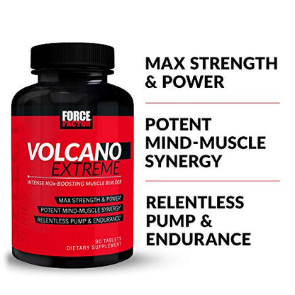 Force Factor Volcano Extreme Pre Workout Nitric Oxide Booster Supplement for Men Force FactorAU supplements