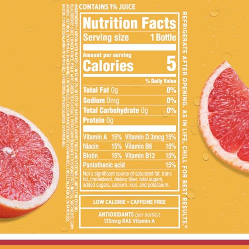 Sparkling Ice, Pink Grapefruit Sparkling Water, Zero Sugar Flavored Water, with Antioxidants Sparkling ICE Au supplements