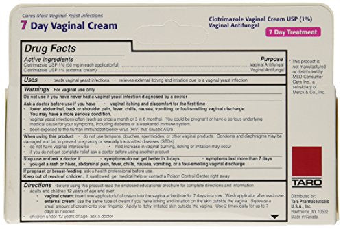 Taro Clotrimazole 7 Vaginal Cream 45 g ( Pack of 2) Clotrimazole Au supplements