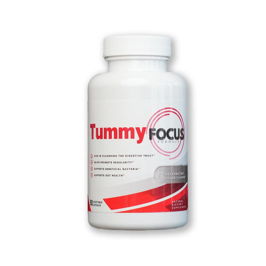 JJ Smith Tummy Focus – Digestive Cleanse Supplement with Ozonated Oxygenated Magnesium – Supports Digestion, Regularity, Bloating, Gut Balance, Nutrient Absorption, Energy & a Flatter Belly Health FocusedAu supplements