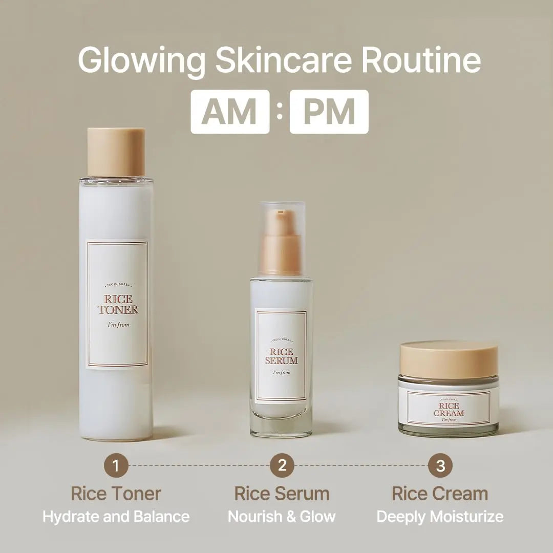I'm From Rice Toner, 77.78% Rice Extract from Korea, Glow Essence with Niacinamide I'm from uk supplements