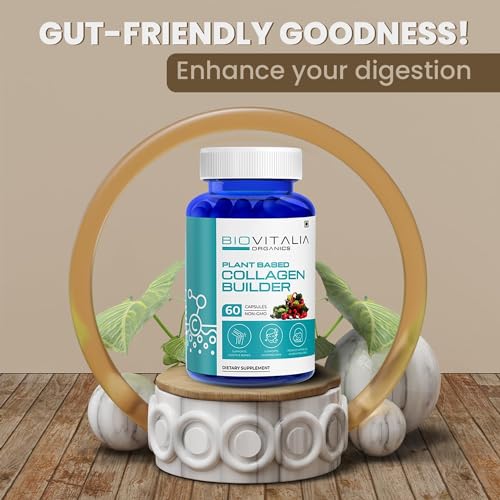 Biovitalia Plant Based Collagen Builder Capsule with Biotin & Vitamin C | Dietary Supplement for Men & Women BIOVITALIA ORGANICS Au supplements