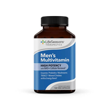 LifeSeasons Men's Multivitamin – High Potency with 21 Vitamins & Minerals, PureWay-C®, NAD+, Active B-Vitamins, TRAACS® Chelates LifeSeasons Au supplements