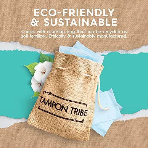 Tampon Tribe - Organic Cotton Pads with Wings for Women, Chemical-Free Breathable Sanitary Pads Tampon Tribe Au supplements