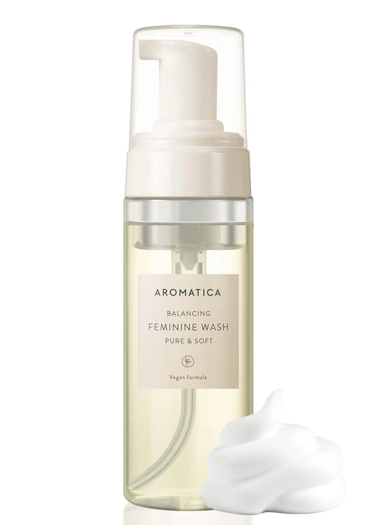 AROMATICA Pure and Soft Feminine Foaming Wash | Vegan, pH-Balanced, Natural Ingredients AROMATICAAU supplements
