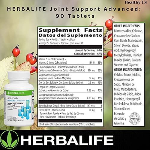 Herbalife Xtra-Cal Advanced: Tablets with Vitamin D and Minerals, Rich in Calcium Herbalife Au supplements