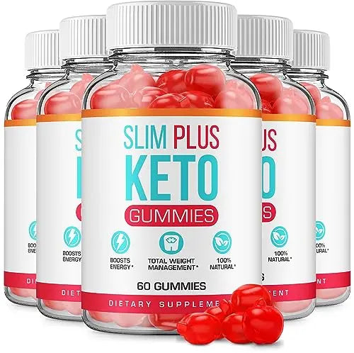 (5 Pack) Slim Plus Keto ACV Gummies - Official - Keto Slim Plus ACV Advanced Weight Loss RillvoUS supplements