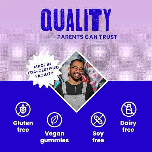 SAM+LEO Immunity Gummies with Elderberry, Echinacea, Zinc & Vitamin C for Kids & Teens – Immune Support Supplement Gummies | SAM+LEOUS supplements