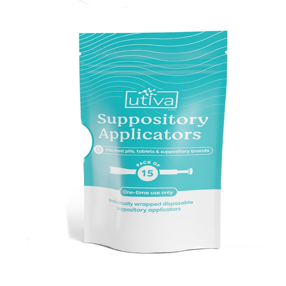 Szio+ Utiva Suppository Applicators – Disposable Vaginal Suppository Applicators – Hygienic Individually Szio+ Au supplements