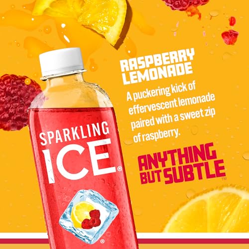 Sparkling Ice, Raspberry Lemonade Sparkling Water, Zero Sugar Flavored Water Sparkling Ice Au supplements