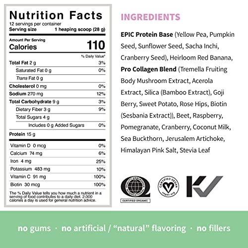 Sprout Living Epic Protein, Plant Based Protein & Superfoods Powder, Pro Collagen, Sprout Living Au supplements
