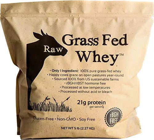 100% Raw Grass Fed Whey - Happy Healthy Cows, COLD PROCESSED Undenatured Raw Organic WheyAU supplements