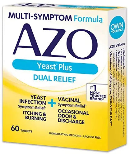 AZO Yeast Plus Tablets 60 ea (Pack of 5) My StoreAU supplements