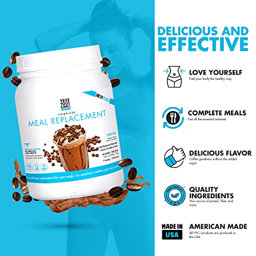 Yes You Can! Complete Meal Replacement - 15 Servings, 20g of Protein, 0g Added Sugars Yes You Can! Au supplements