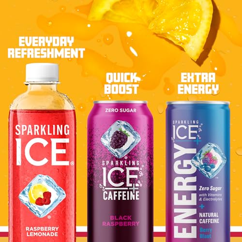 Sparkling Ice, Raspberry Lemonade Sparkling Water, Zero Sugar Flavored Water Sparkling Ice Au supplements