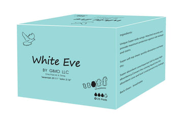WHITE EVE Sanitary Pad Ultra Thin Sanitary Pads for Women with Fast Absorption and Leak Guard WHITE EVE Au supplements