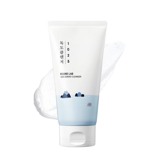 ROUND LAB 1025 Dokdo Cleanser 5.07 Fl Oz, Low pH Facial Cleanser for Sensitive Skin, Rich Soft Bubbles for Deep Cleansing and Makeup Removal ROUND LABUS supplements