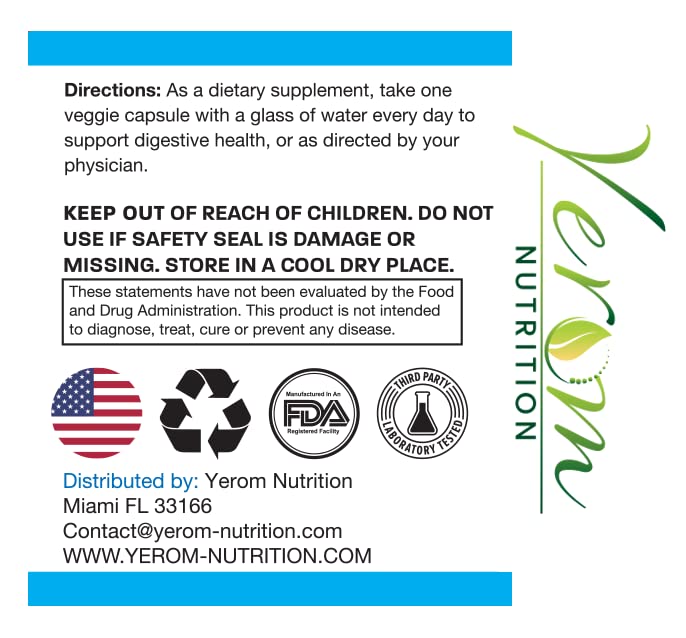 Yerom Nutrition 60 Billions Probiotics Yerom Nutrition Au supplements