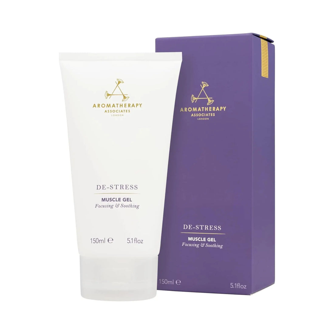Aromatherapy Associates De-Stress Muscle Gel, Cooling & Warming Massage Gel with Ginger, Black Pepper & Rosemary Essential Oils for Daily Tension & Post-Activity Comfort, 5.07 oz Aromatherapy Associates uk supplements