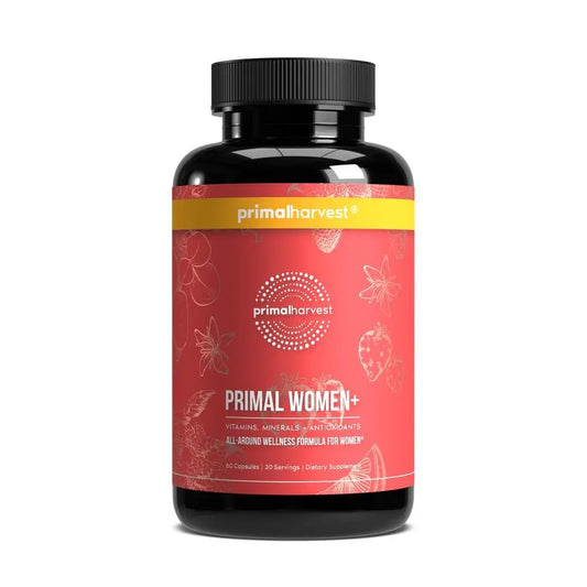 Primal Harvest Women+, Woman's Multivitamin Vitamin A, Vitamin C, Vitamin D and E, Vitamin B12, B6, Biotin Primal HarvestAU supplements