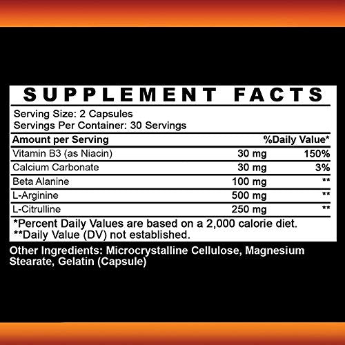 Angry Supplements Monster Test Nitric Oxide Booster Capsules, Extreme N.O Boost Angry Supplements Au supplements