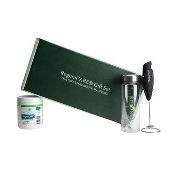 Holiday Gift Set, Joint Support with Univestin®, Glucosamine, Chondroitin & MSM — Bottle & Frother Included, Green Apple Flavor, 30 Servings Univera Au supplements