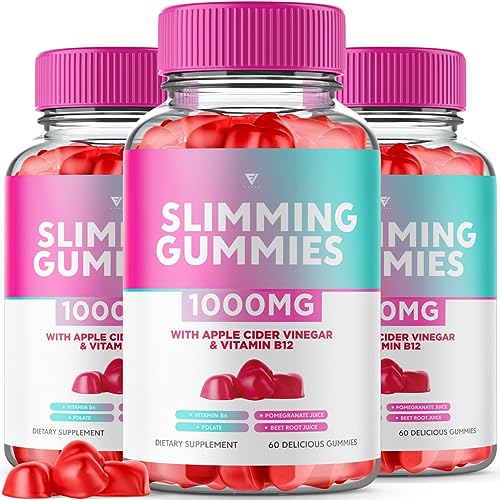 (3 Pack) Slimming Gummies It Works Slimming Gummies for Weight Loss with Apple Cider FyvusUS supplements