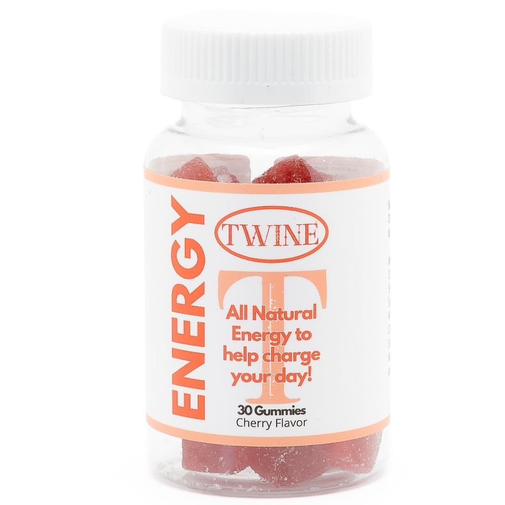 Energy Gummies with Vitamin B12, Ginseng & Ginkgo Biloba – Includes Biotin, Niacin, Taurine, Zinc, Pantothenic Acid, Vitamin C, D & B6 – 30 Count TWINE Au supplements