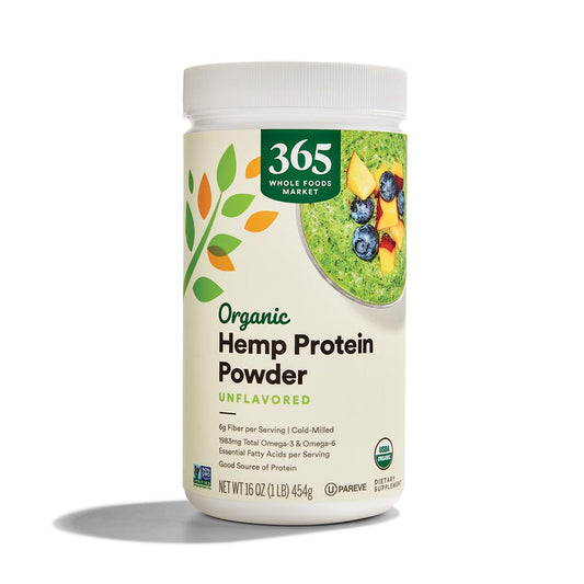 365 by Whole Foods Market, Organic Hemp Protein Powder Unflavored, 16 oz 365 by Whole Foods MarketUS supplements