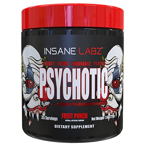 Insane Labz Psychotic, High Stimulant Pre Workout Powder, Extreme Lasting Energy Insane Labz Au supplements
