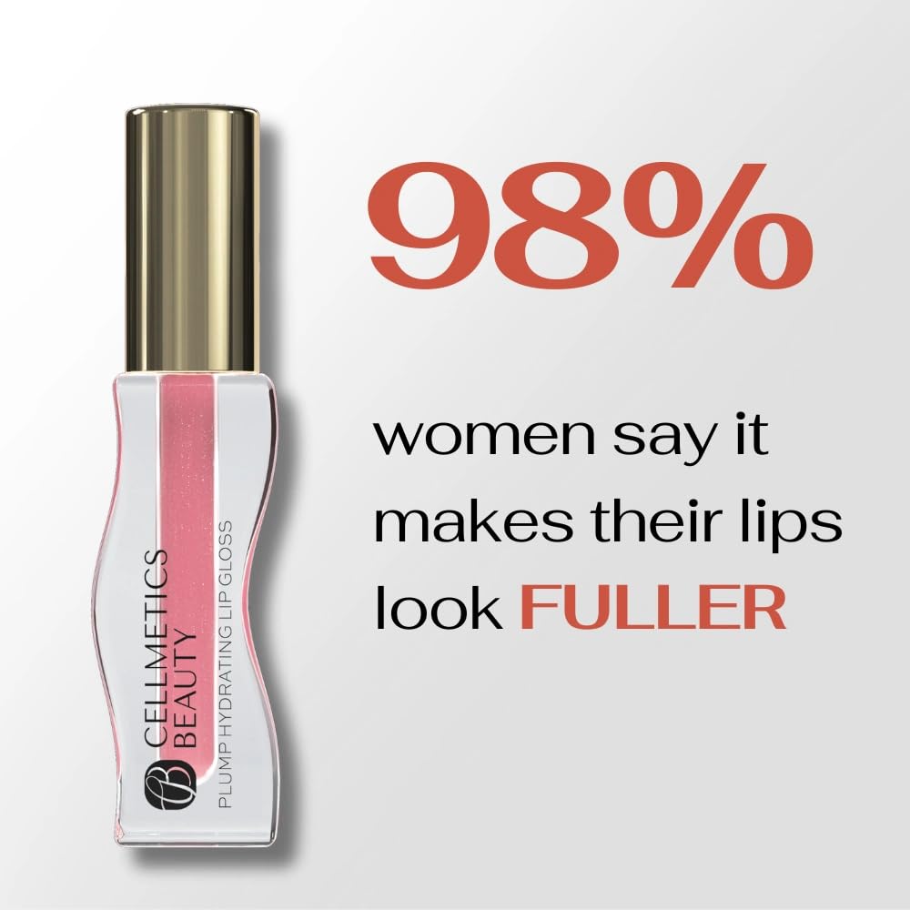 Cellmetics Hydrating & Plumping Lip Gloss for Women | Haven (1) | Non sticky, Shiny & Tinted Lip Gloss | Plump Ultra-Glossy Lipstick, Silky-Soft Shine, Nourishing, Vitamin-E Enriched Lipgloss CELLMETICS BEAUTY Au supplements