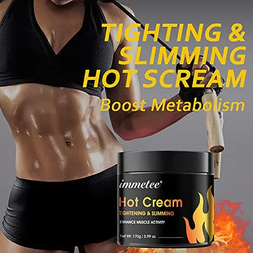 Hot Cream for Belly Fat Burner, Hot Cream Cellulite and Fat Burner, Sweat Fat Burning Gel immetee uk supplements