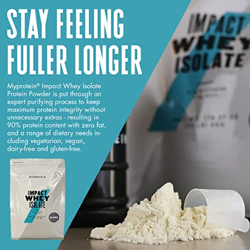 Myprotein Impact Whey Isolate Protein Powder, Gluten Free Protein Powder, Muscle Mass Myprotein Au supplements