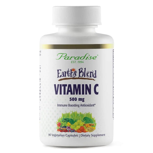 Paradise Herbs Earth's Blend Vitamin C with Nature's C and Adaptogens, Superfoods Base of Probiotics & Organic Alkalizing Greens, 90 Vegetarian Capsules Paradise HerbsAU supplements