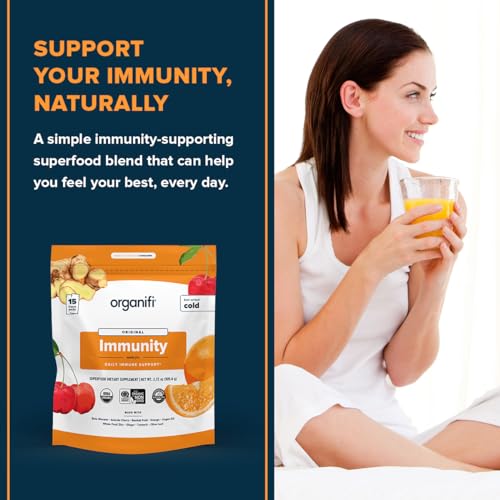 Organifi Immunity - Organic Superfood Immunity Support - 15 Single Serve Packets Organifi Au supplements