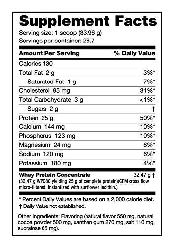 NutraBio Classic Whey Protein Powder- 25G of Protein Per Scoop - No Fillers, Artificial NutraBio Au supplements