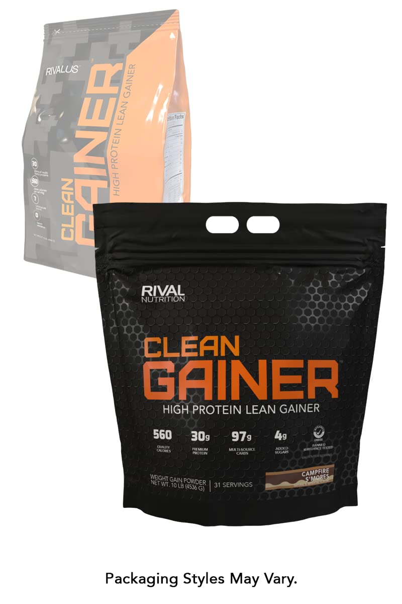 Rivalus Clean Gainer, S'Mores, 10 Pound Rivalus Au supplements