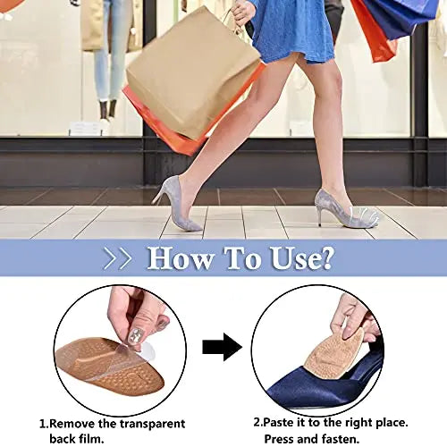 Ball of Foot Cushions, Metatarsal Pads, High Heel Inserts, Forefoot Cushions JUMPOW uk supplements